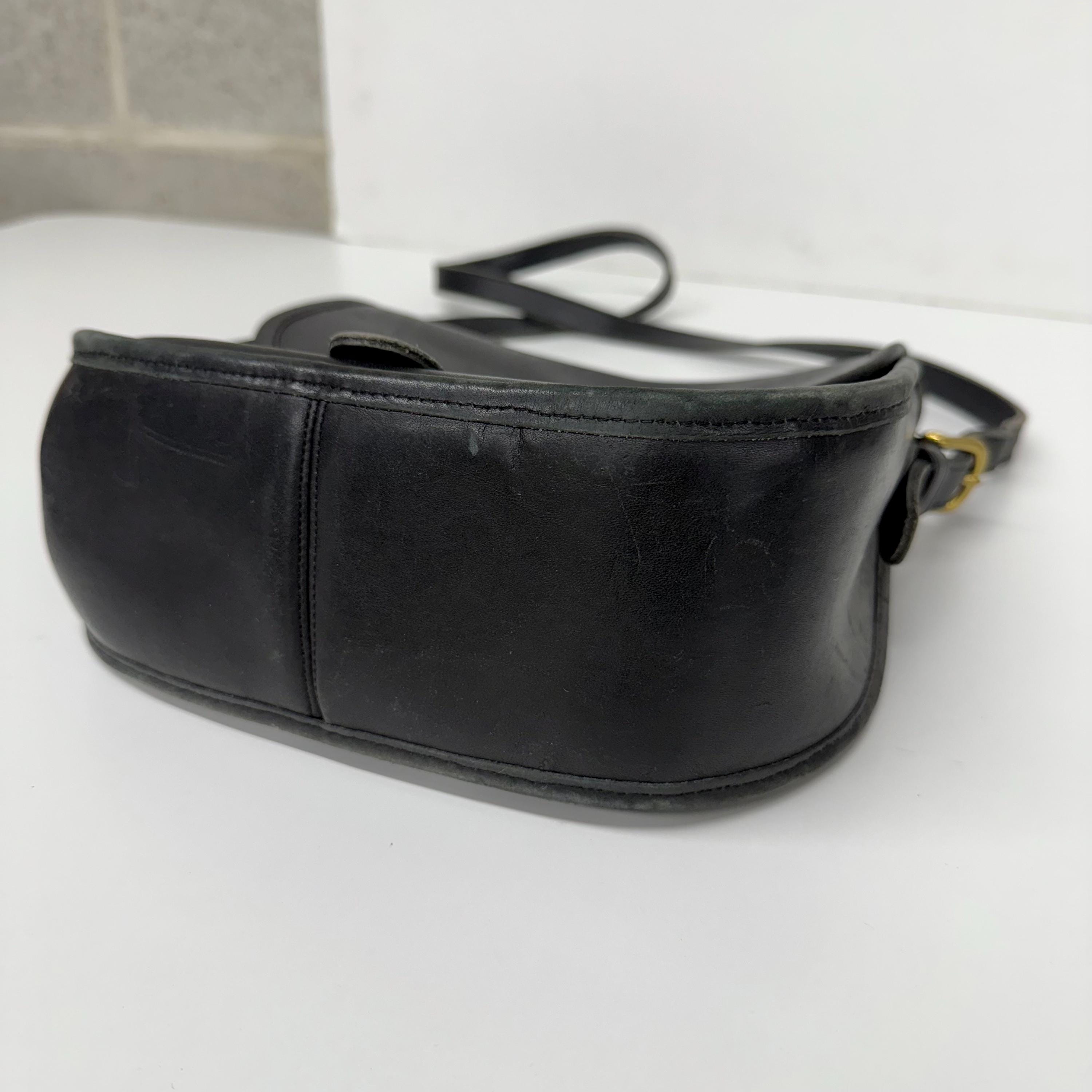 Vintage Coach Saddlery Bag Retro 1980s RARE + Preppy + Genuine