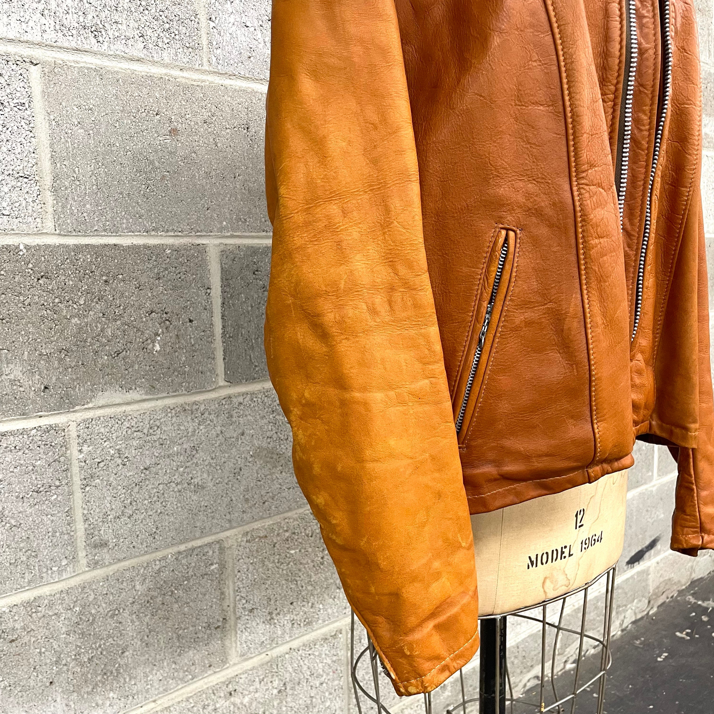 Vintage Leather Jacket Retro 1980s RARE Schott NYC - Etsy