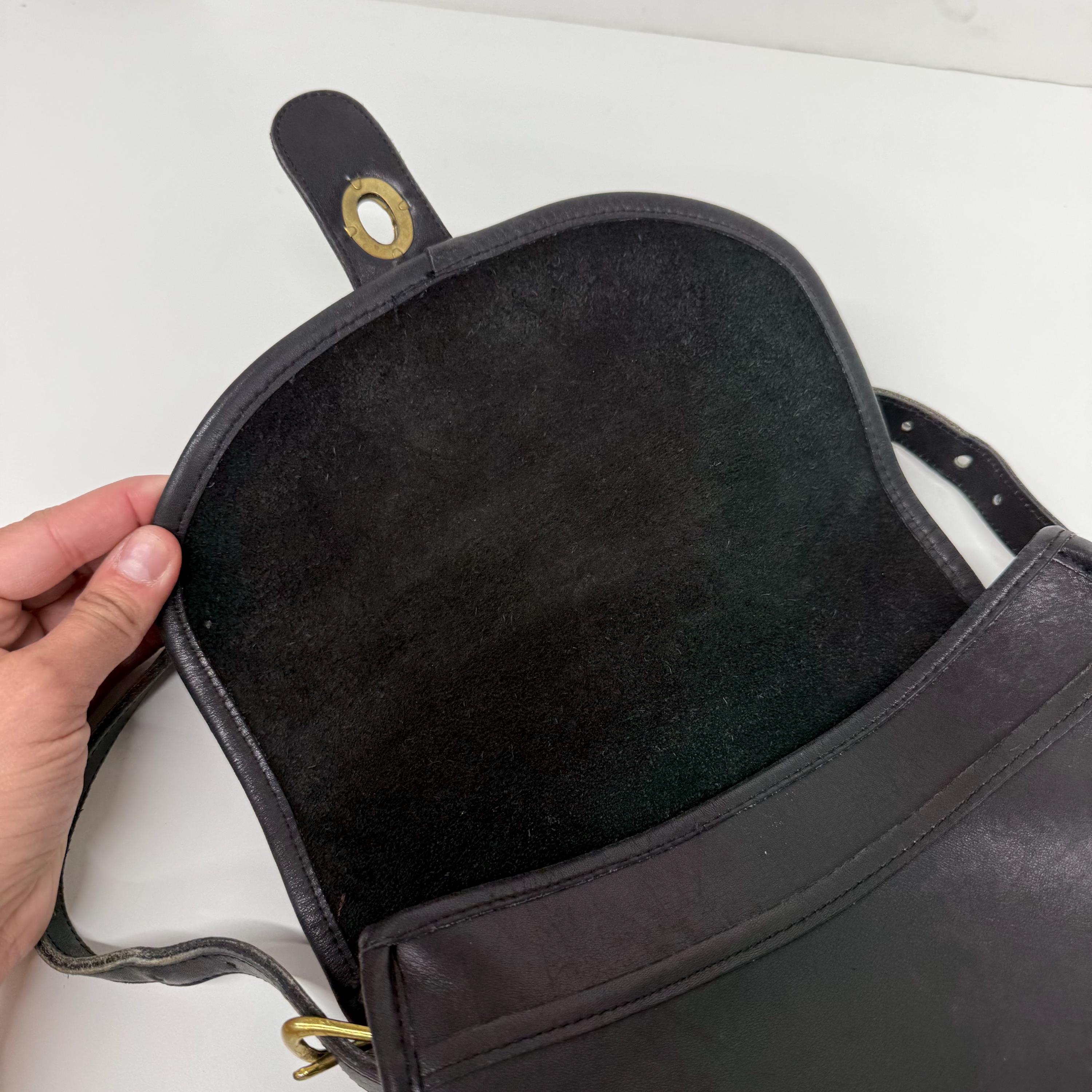 Vintage Coach Saddlery Bag Retro 1980s RARE + Preppy + Genuine