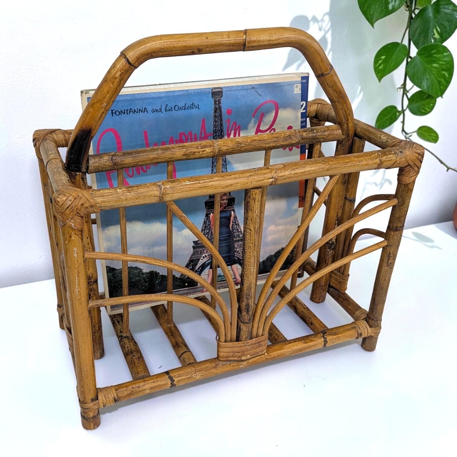 Vintage Magazine Rack - Etsy