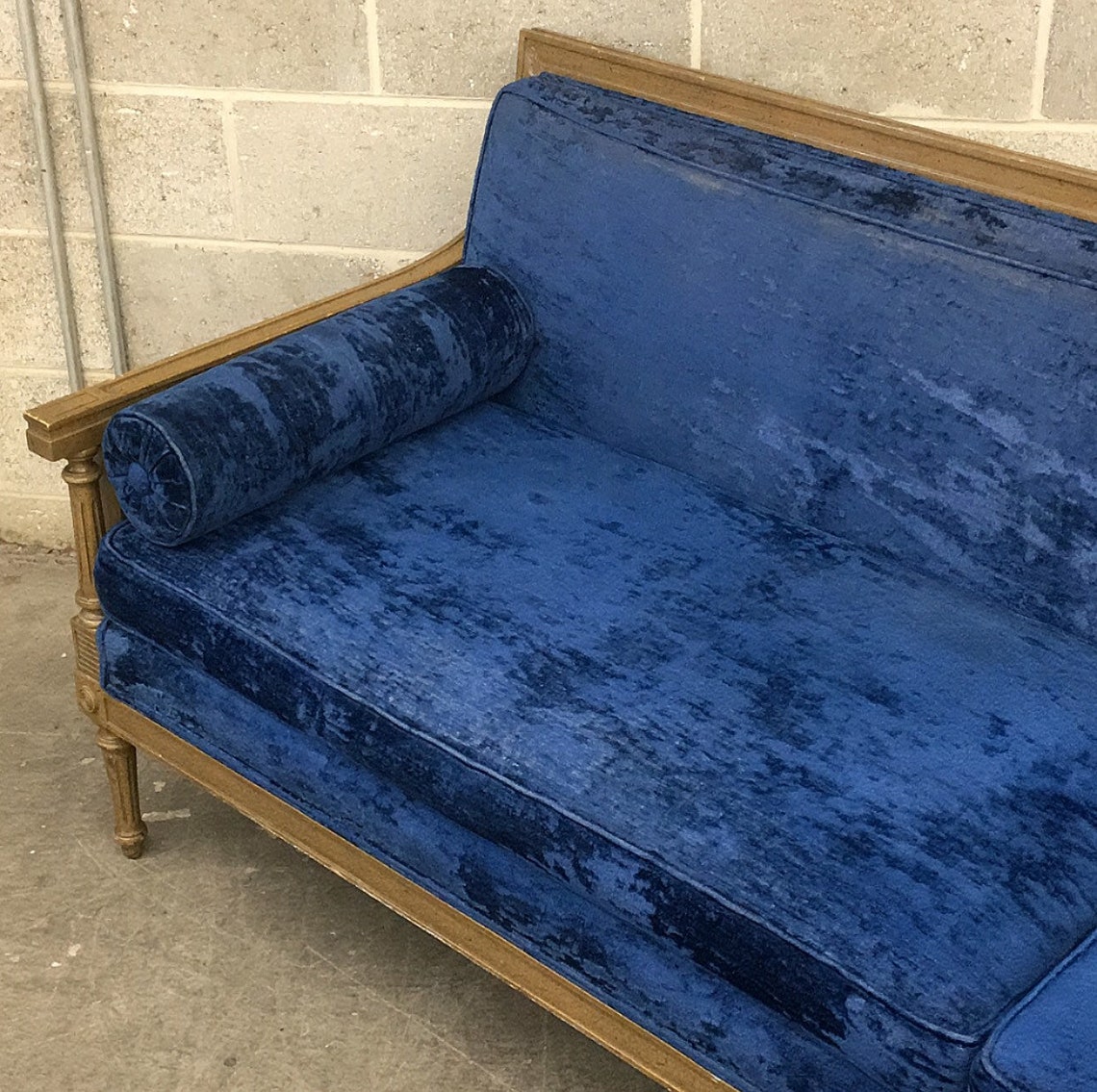 NJ PICKUP ONLY Vintage Velvet Sofa Etsy