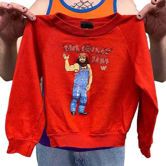 Vintage Hillbilly Jim Kids Sweatshirt Retro 1980s… - image 1