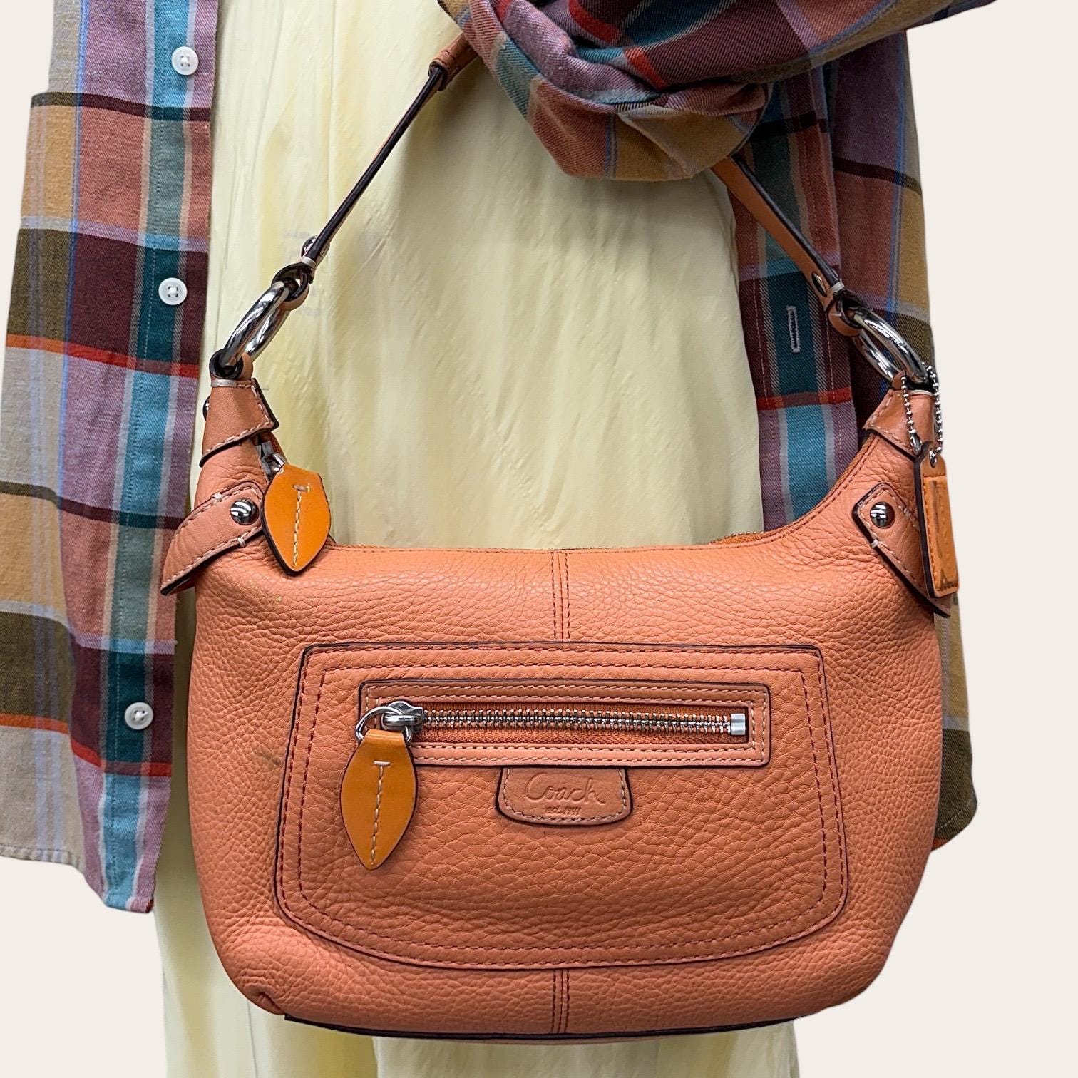 Orange Vintage Coach Bag - Etsy