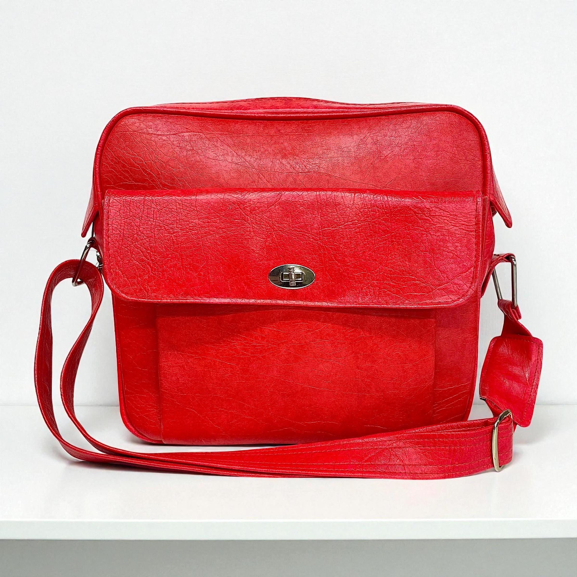 Vintage Samsonite Travel Bag Retro 1970s Mid Century Modern +