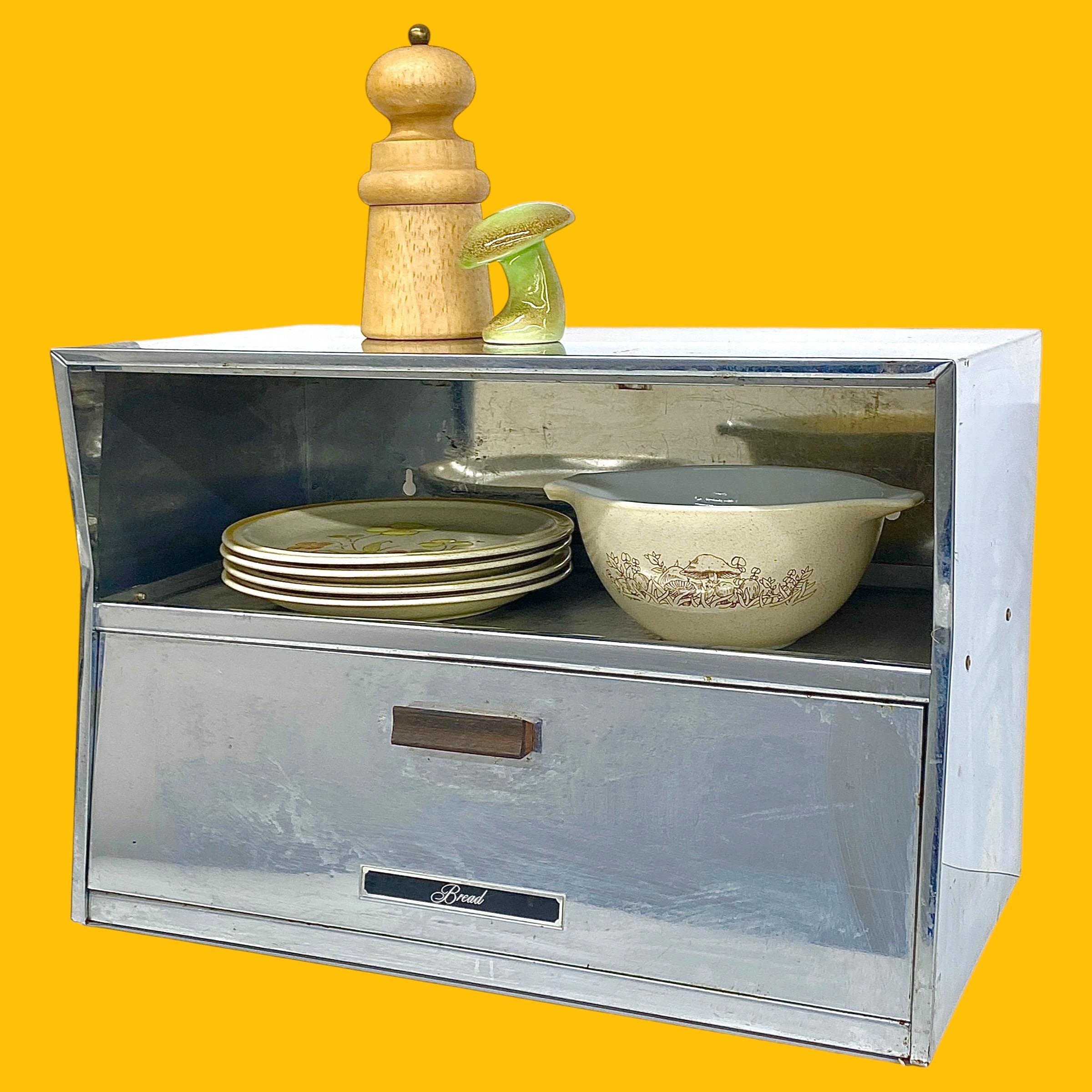 Vintage Krestline Speco Bread Box Retro 1950s Mid Century Modern +