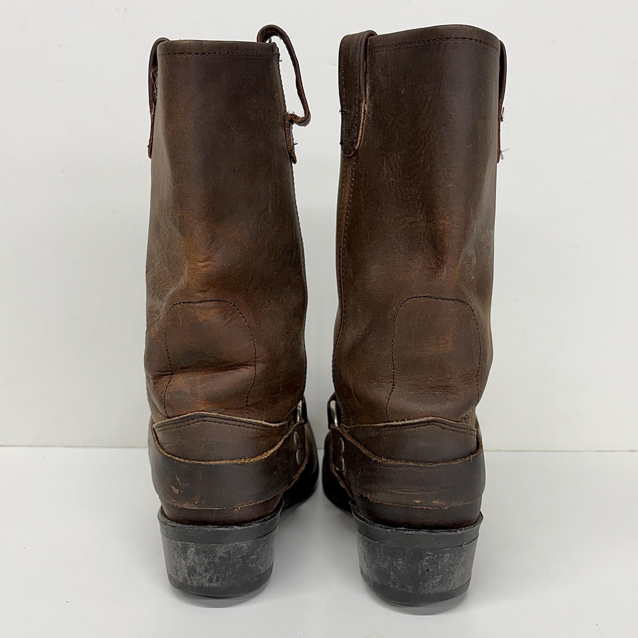 Vintage Double H Harness Boots Retro 2000s Western + Mens Size 9