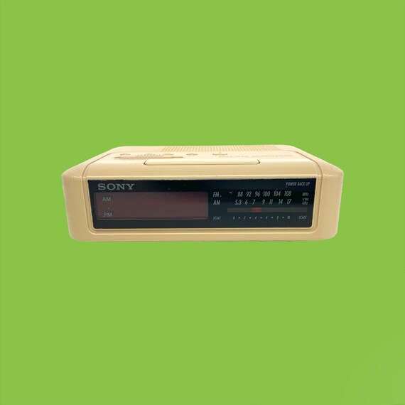 Vintage Digital Clock Radio Retro 1980s Sony Dream Machine Etsy