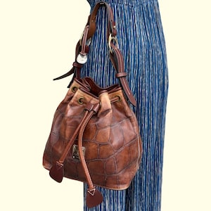 2000s Vintage Leather Bag - Etsy