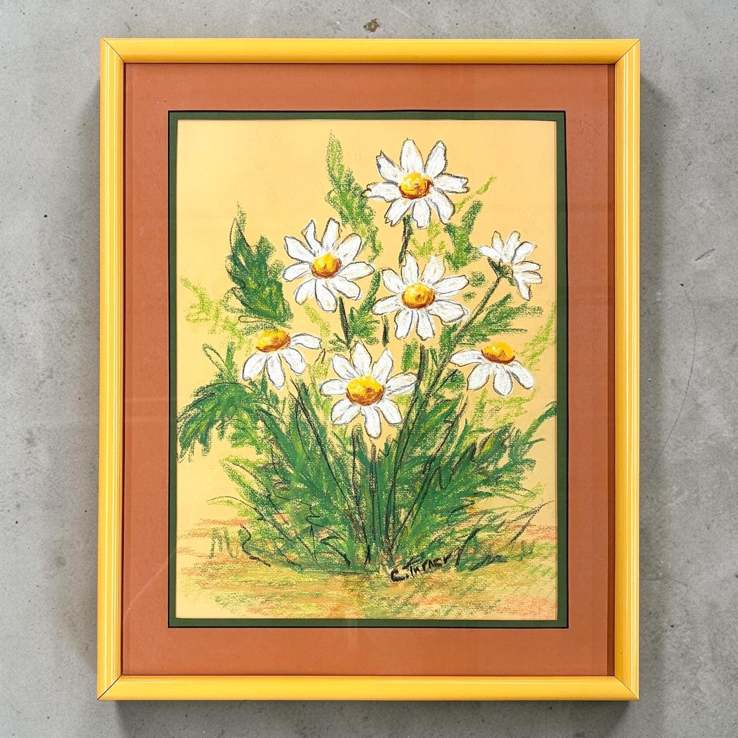 Vintage Turner Floral Art Print - Etsy