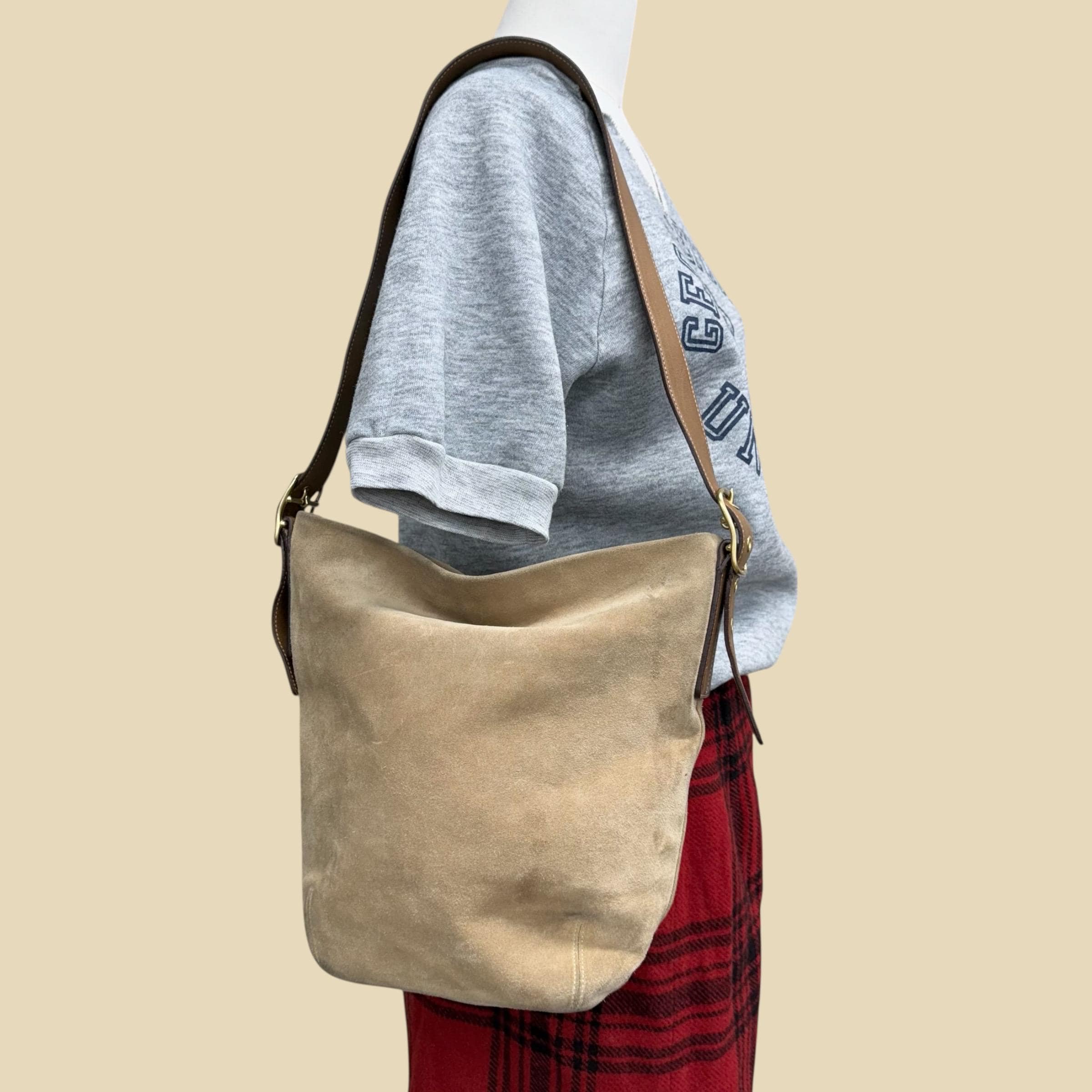 Vintage Coach Legacy Soho Bucket Bag Retro 2000s Preppy + Suede +