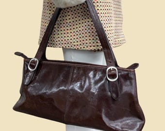 Vintage Coach Worth Bag Retro 1990s Preppy + 4143 + Brown +
