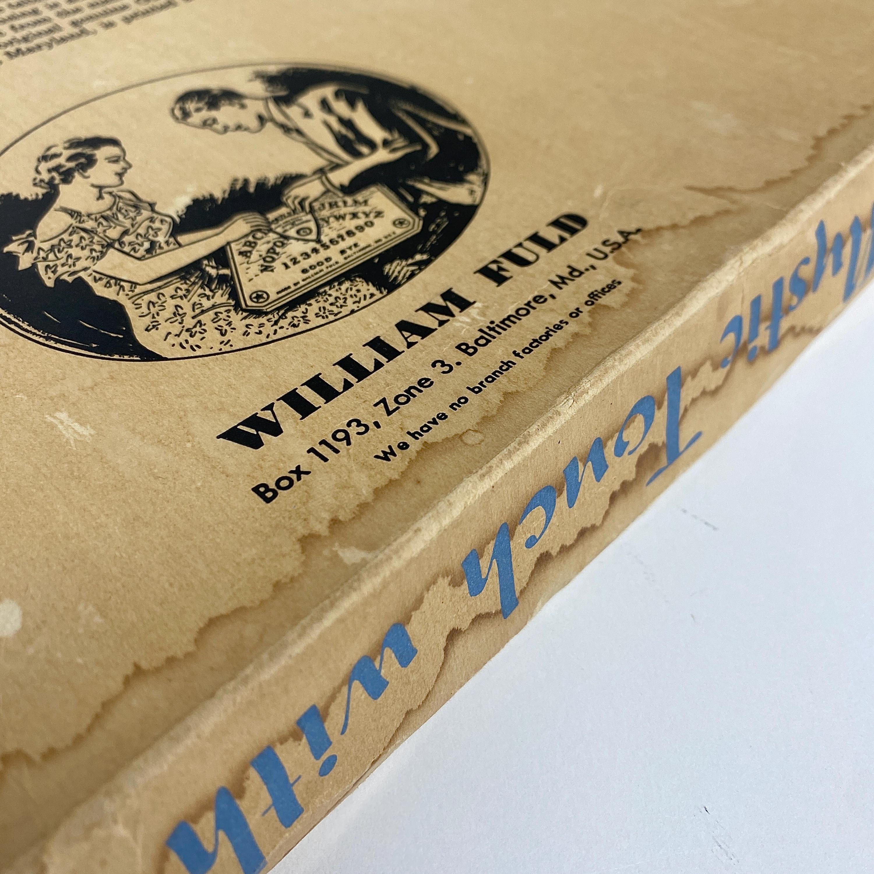 ユニアリ　レリーフ　印字　ジャッカ Vintage Ouija Board Retro 1960s Mid Century Modern + William Fuld