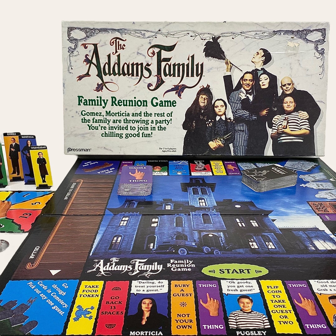 Vintage the Addams Family Board Game Retro 1990s Family Etsy