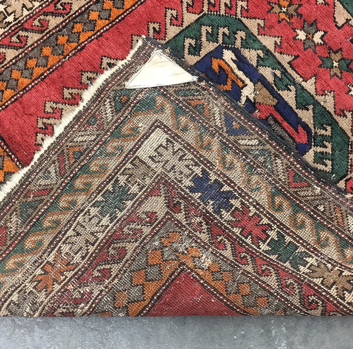 Vintage Wool Rug 1980s Retro Size 72x50 Bohemian Made in Etsy