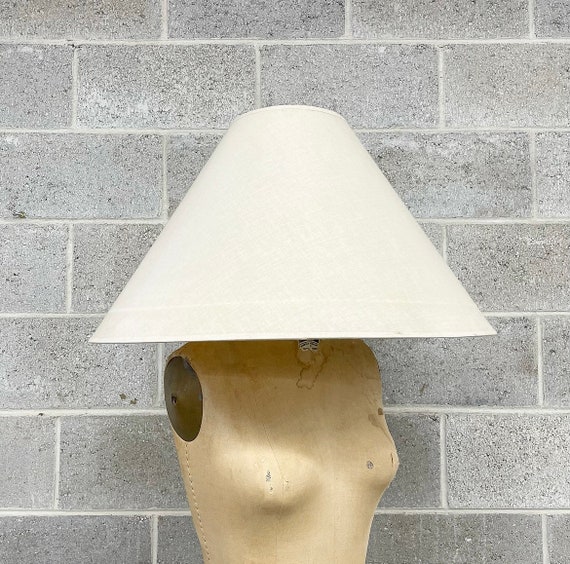 Vintage Lamp Shade Retro 1980s Coolie Empire Large Size Canada Vintage Lamp Shade Retro 1980s Coolie, How To Measure A Coolie Lampshade
