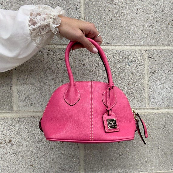 Vintage Dooney and Bourke Satchel Retro 2000s Baby Domed + Genuine