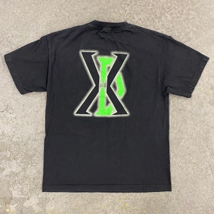 Vintage D Generation X Wrestling Tee 1990s Retro Size Large Unisex WWF Are You Ready For the X Black Cotton Graphic T-Shirt image 8