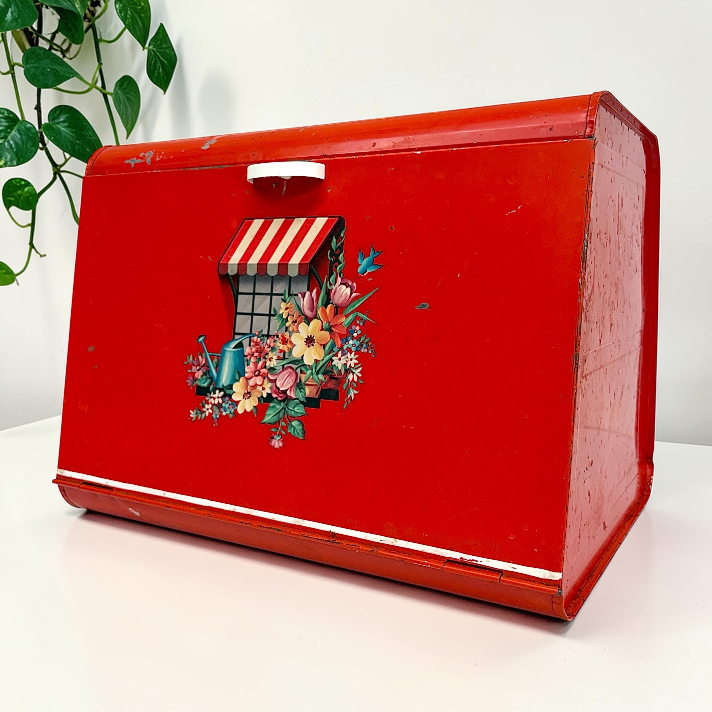 bread パンケース リンカーン　ビューティーウェア　ヴィンテージ　ブリキ Vintage Lincoln Beautyware Bread Box - Etsy
