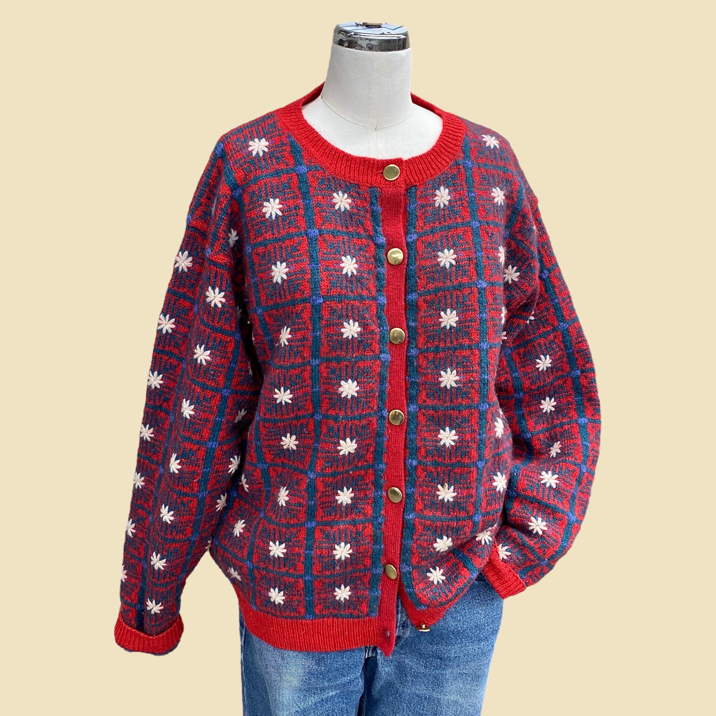 トップス 90s~ ORVIS patch work cardigan Orvis Cardigan - Etsy