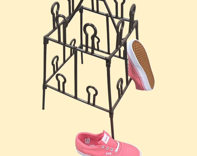 Vintage Standing Shoe Rack Retro 1980s Contemporary + YAFFA Style ...