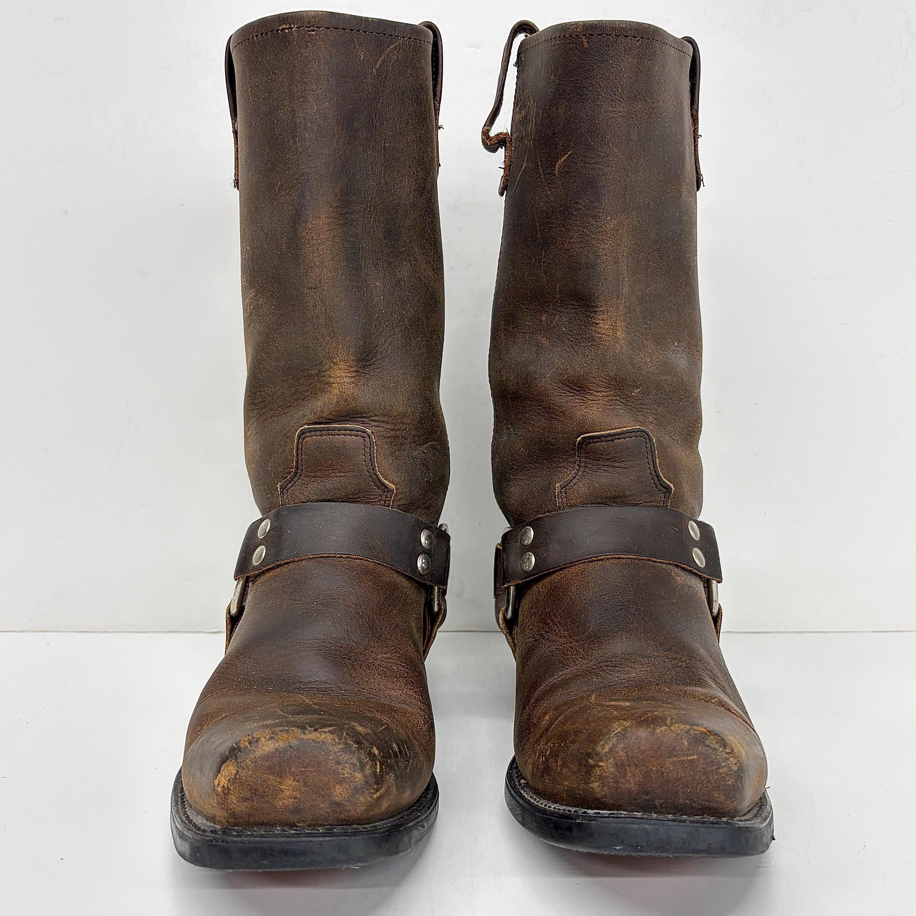 Vintage Double H Harness Boots Retro 2000s Western + Mens Size 9