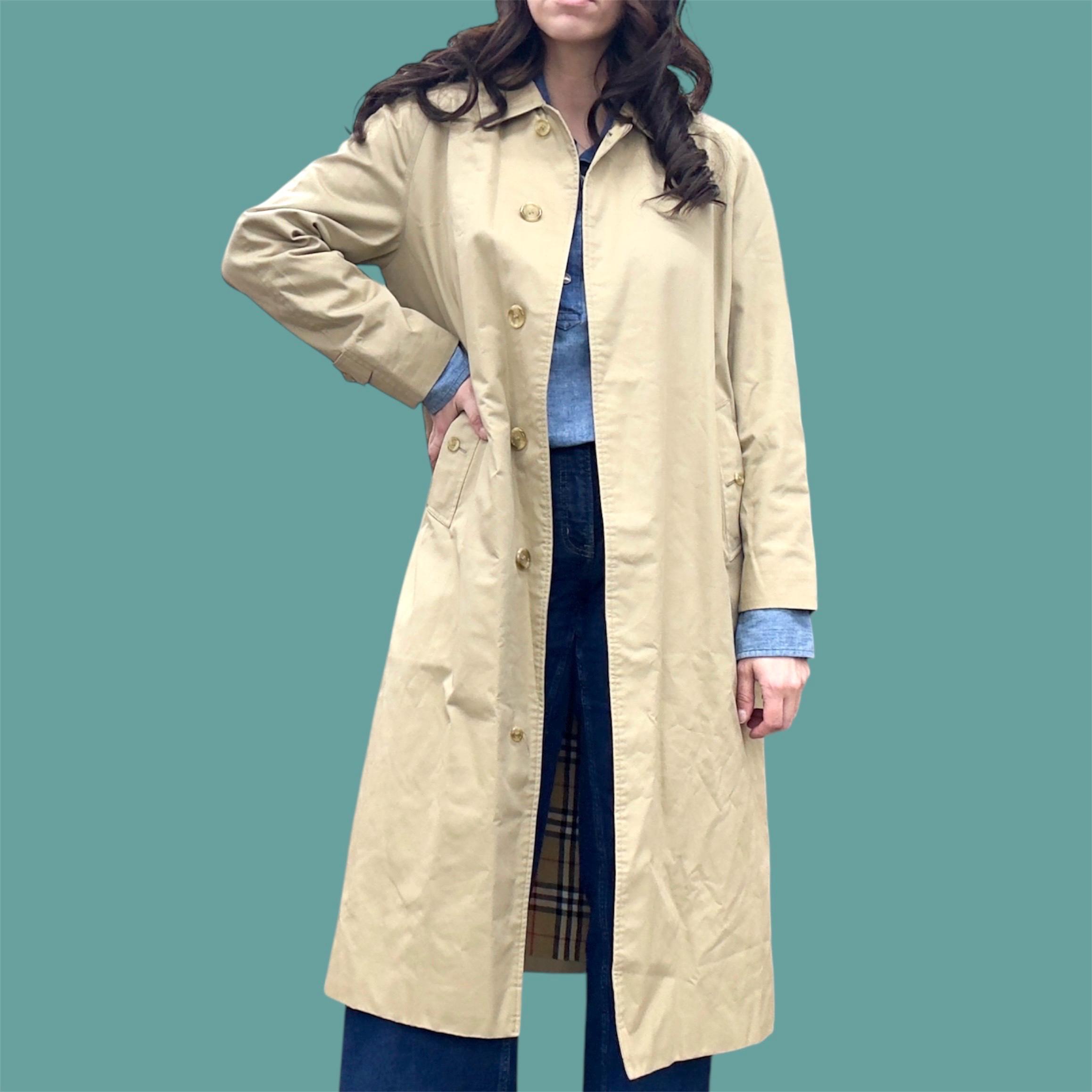 Burberry Long Trench - Etsy