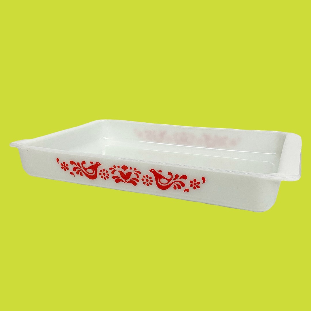 Vintage Pyrex Lasagna Dish Retro 1970s Mid Century Modern Friendship