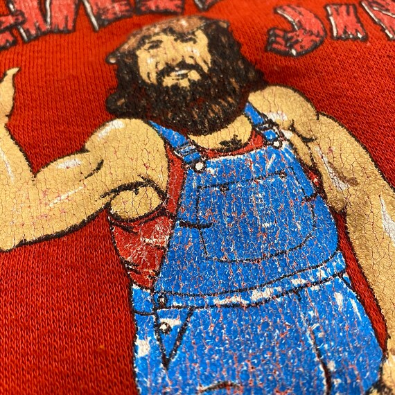 Vintage Hillbilly Jim Kids Sweatshirt Retro 1980s… - image 5