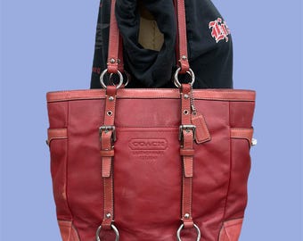 Vintage Coach Gallery East West Tote Bag Retro 2000s Y2K +