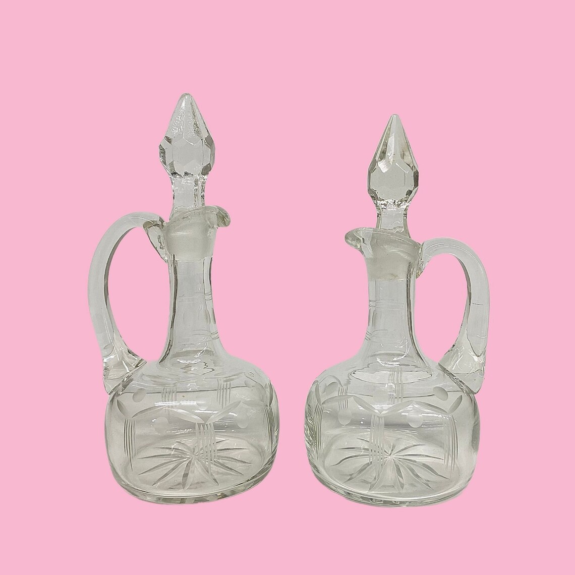 Vintage Oil and Vinegar Cruet Set Retro 1960s Mid Century Etsy