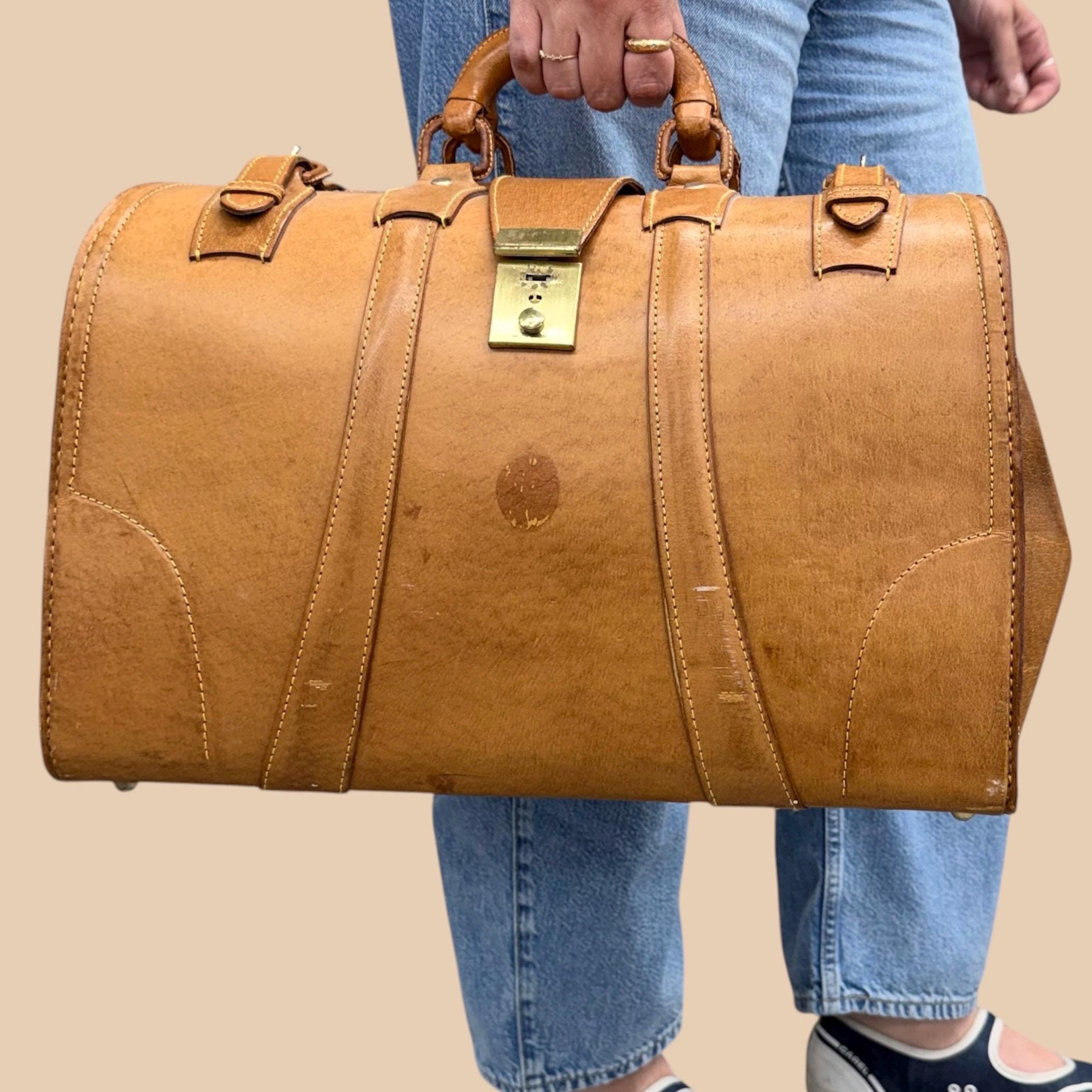 Vintage Gladstone Bag - Etsy