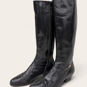 80s Side Zip Boots - Etsy