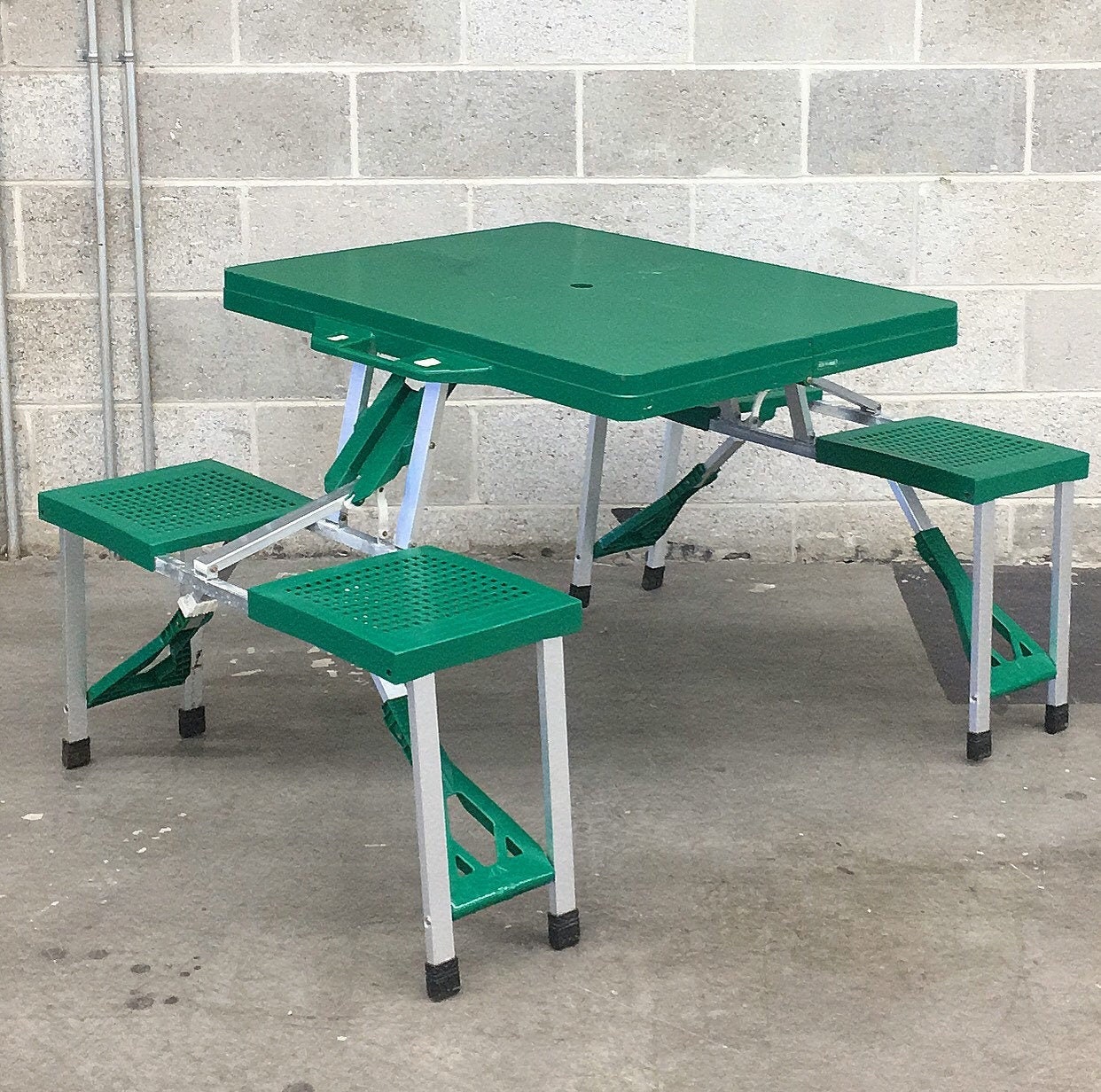 Foldable Camping Table, Green