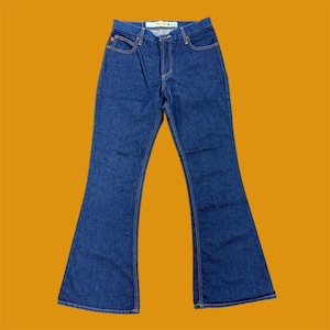 パンツ 90s MUDD Tech Bellbottom Denim Vintage Mudd Jeans Flare Leg Women's 28x30 Low Rise