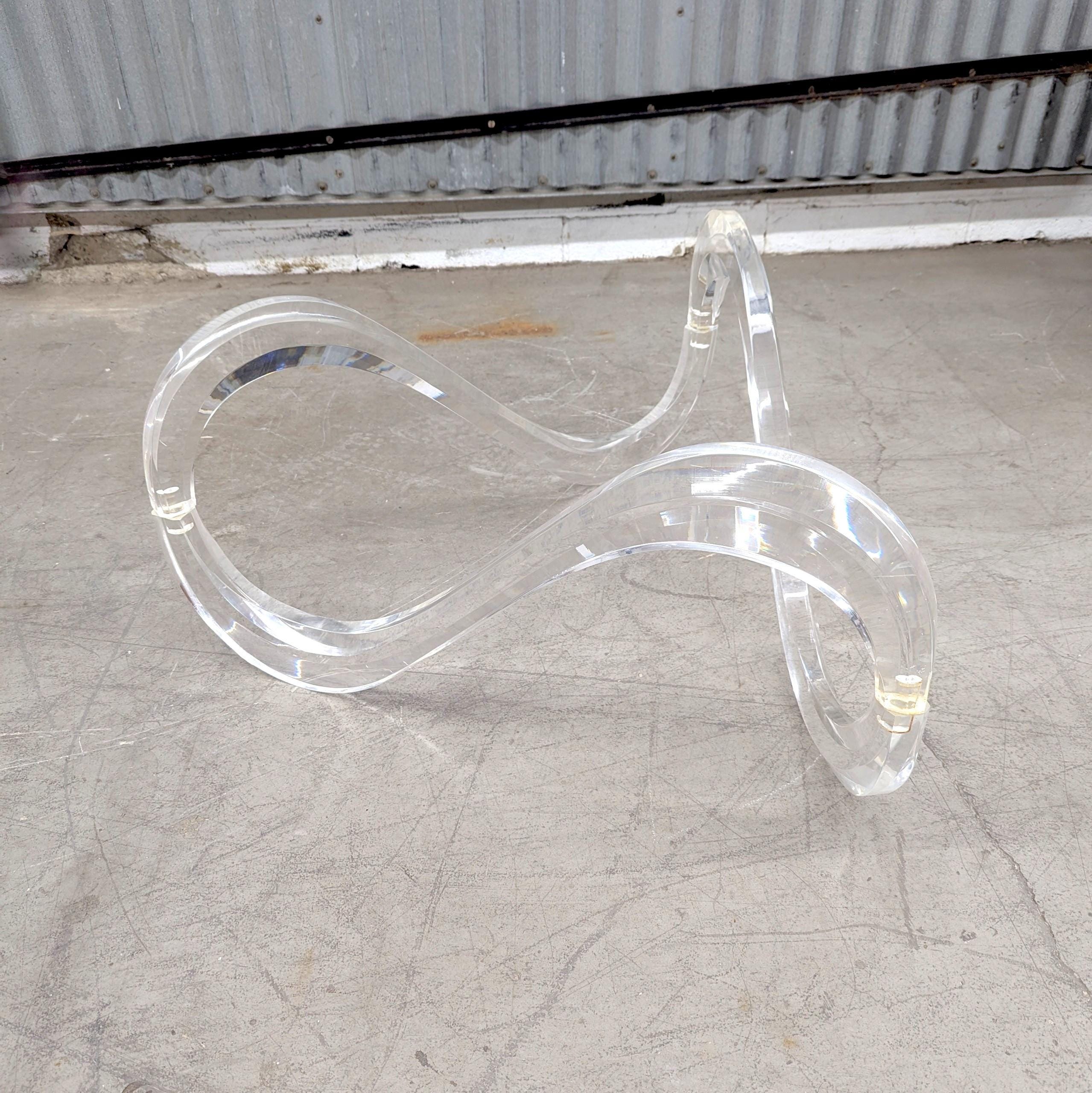 Charles Hollis Jones Lucite Table - Etsy
