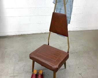 LOCAL PICKUP ONLY ———— Vintage Pearl-Wick Valet Chair