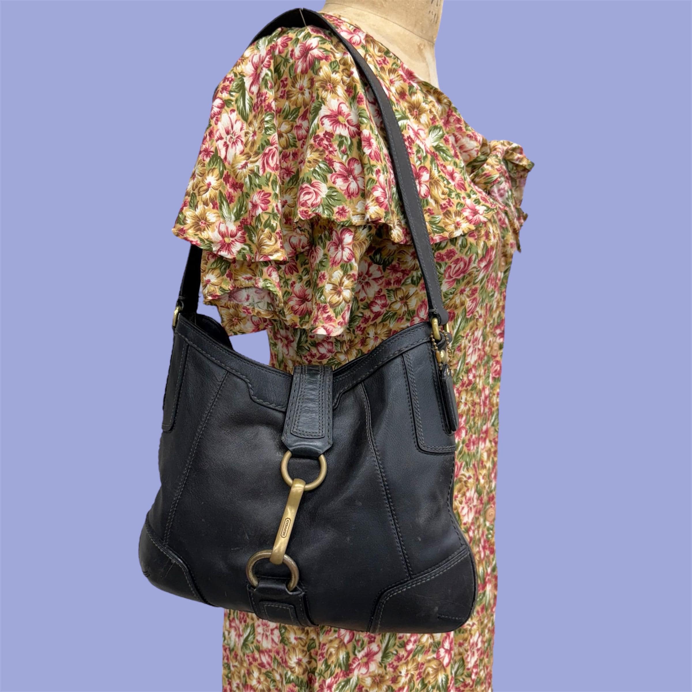 Vintage Coach Hamptons Hobo Shoulder Bag Retro 2000s Y2K + Genuine