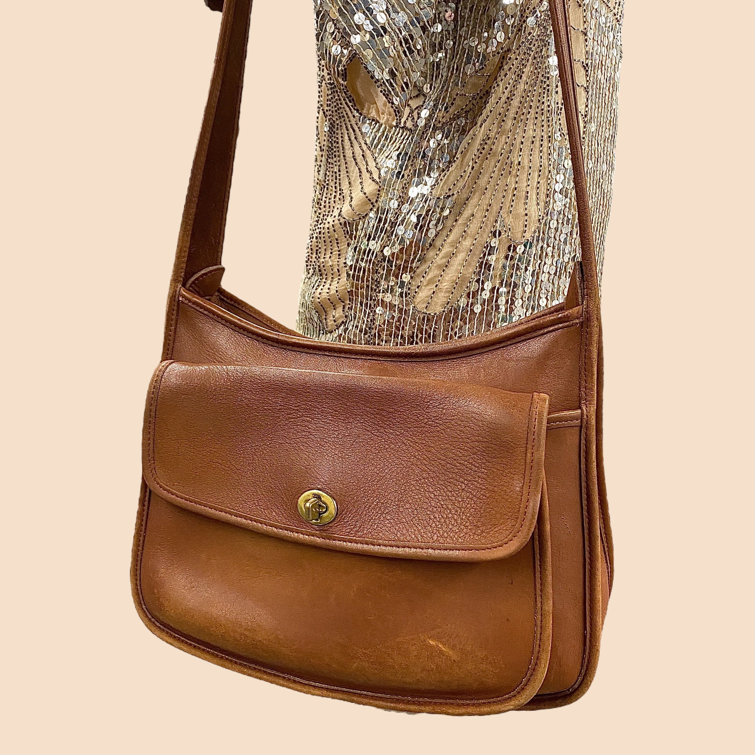 Vintage Coach Taft Bag Retro 1990s Preppy + 9980 + Brown Vintage Coach Taft Bag Retro 1990s Preppy + 9980 + Brown