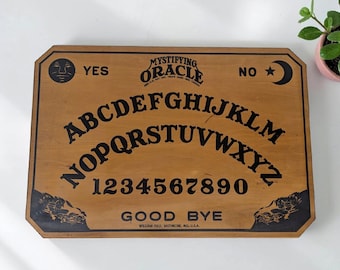 Vintage 1940s William Fuld Mystifying Oracle Ouija Board With