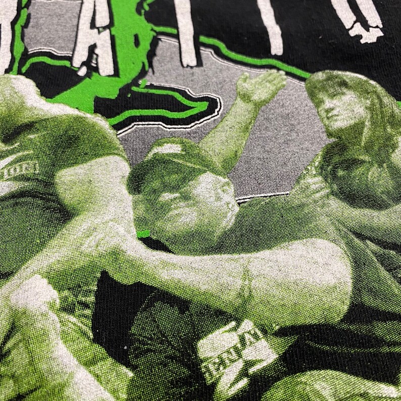 Vintage D Generation X Wrestling Tee 1990s Retro Size Large Unisex WWF Are You Ready For the X Black Cotton Graphic T-Shirt image 6