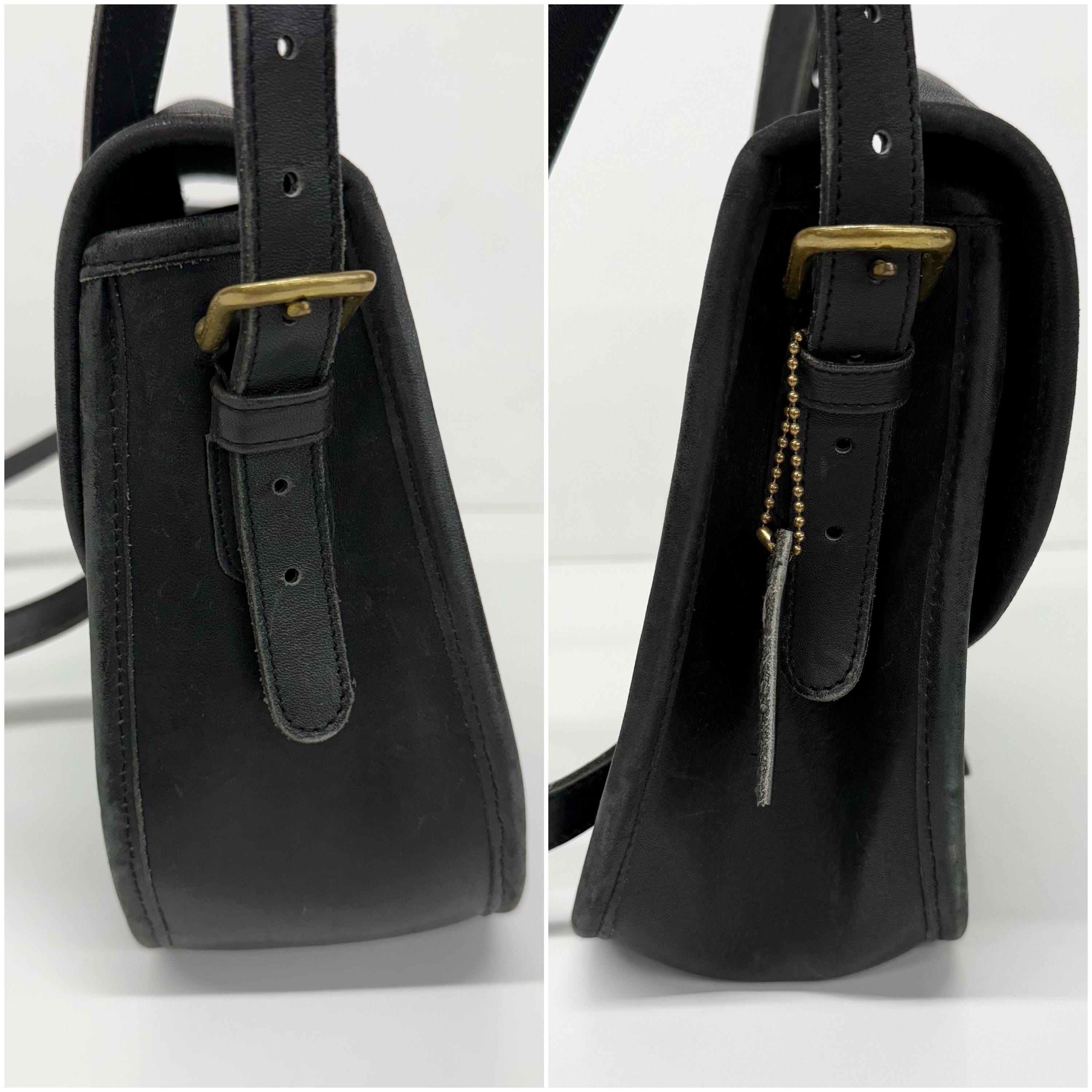 Vintage Coach Saddlery Bag Retro 1980s RARE + Preppy + Genuine