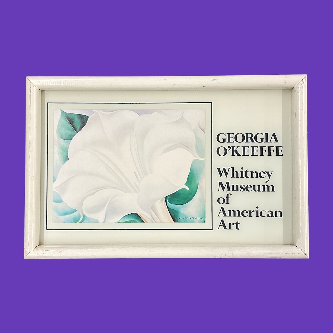 Vintage Georgia O'keeffe Print 1980s Retro Size 11x17 Contemporary the ...