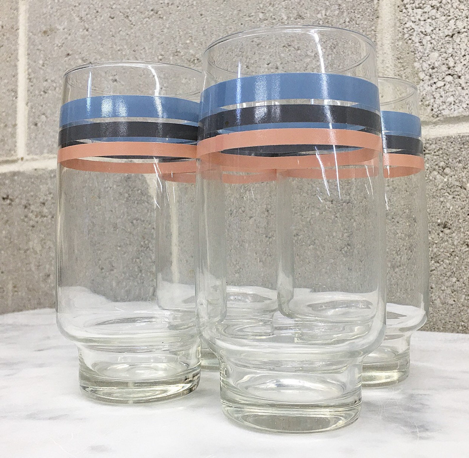 vintage fiesta drinking glasses