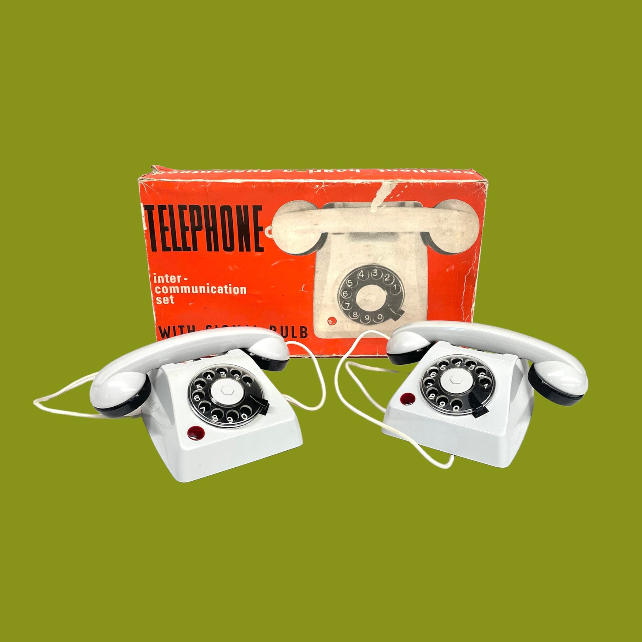 Vintage Telephone Set Retro 1960s AS IS + Mehanotehnika Izola +