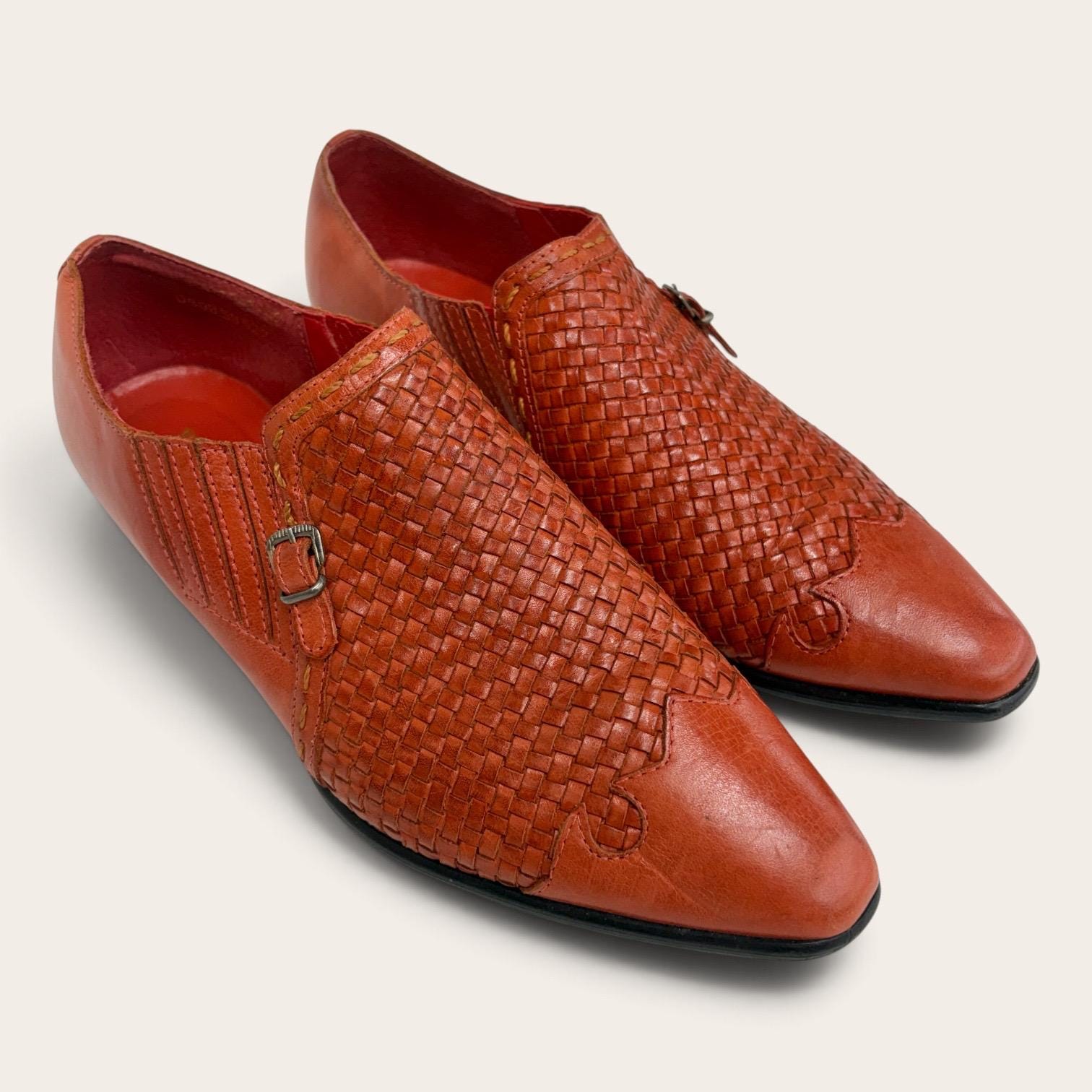 80s Woven Shoes - Etsy