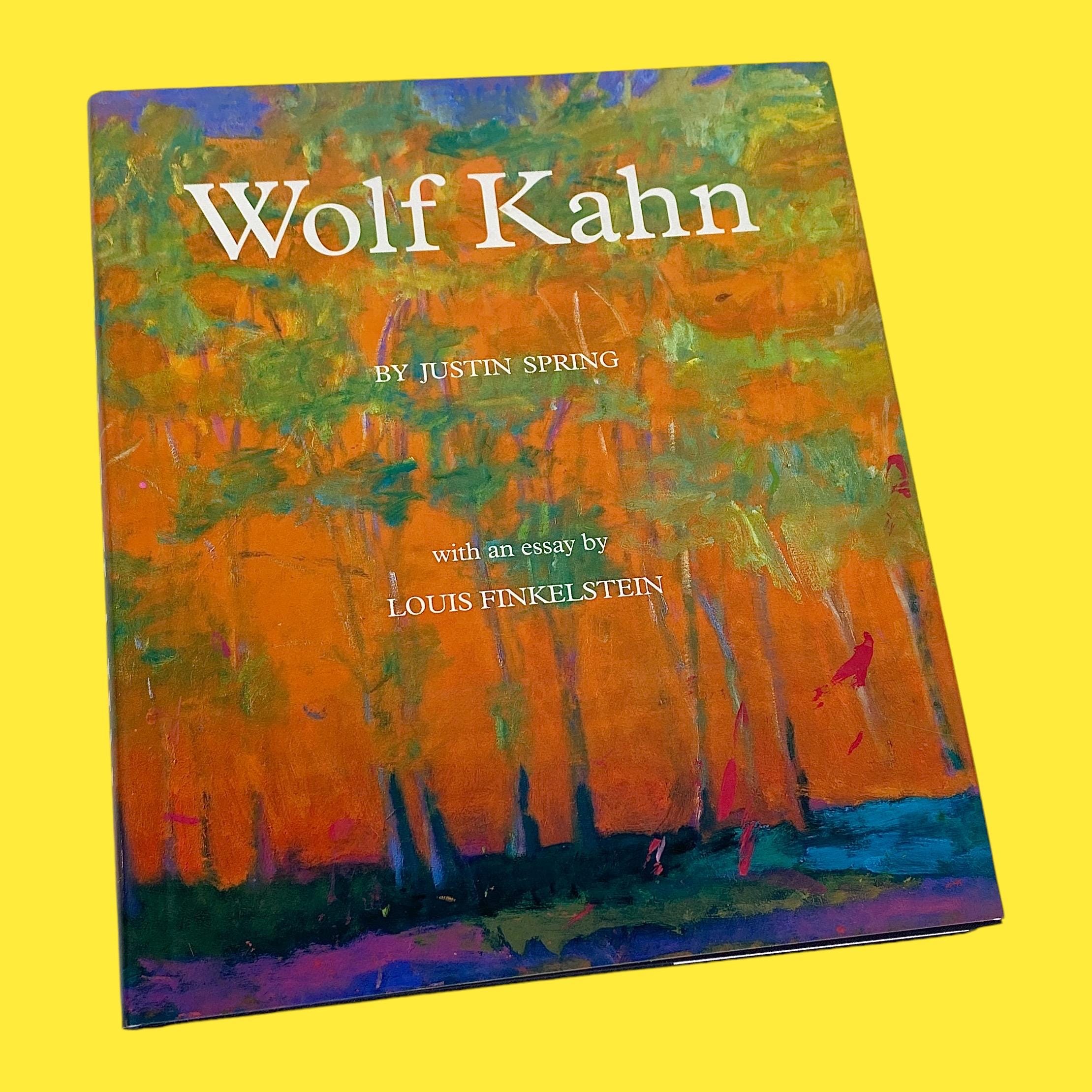 Vintage Wolf Kahn Book Retro 1990s Contemporary + Hardback With