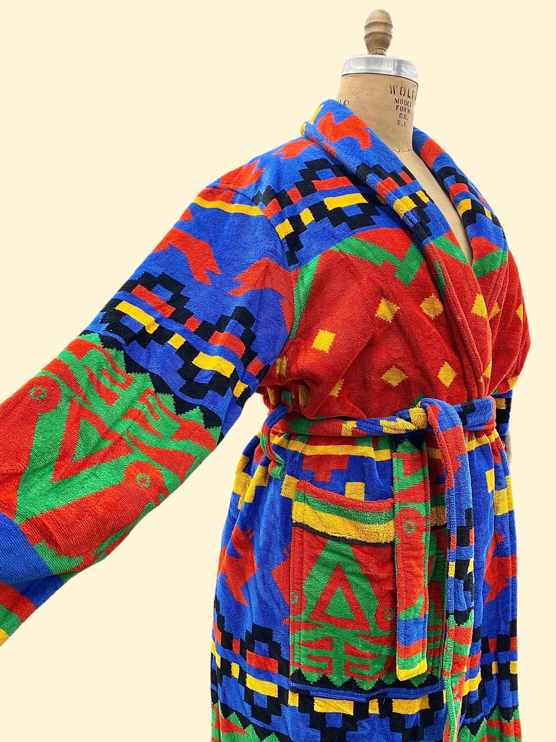 Vintage Cypress Bathrobe 1990s Retro Unisex One Size +