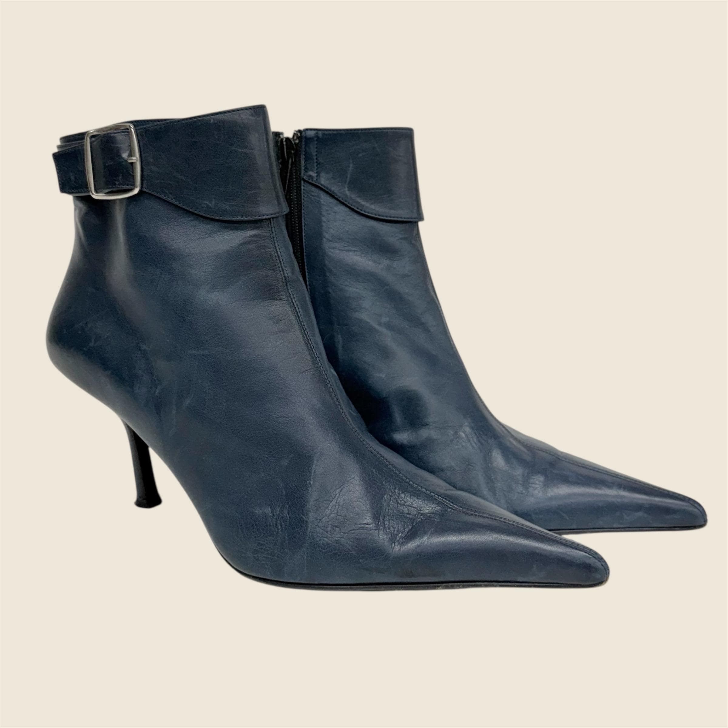 Talons Colin Stuart Vero Cuoio Noir - Slip On - Taille US 5.5 (femme)