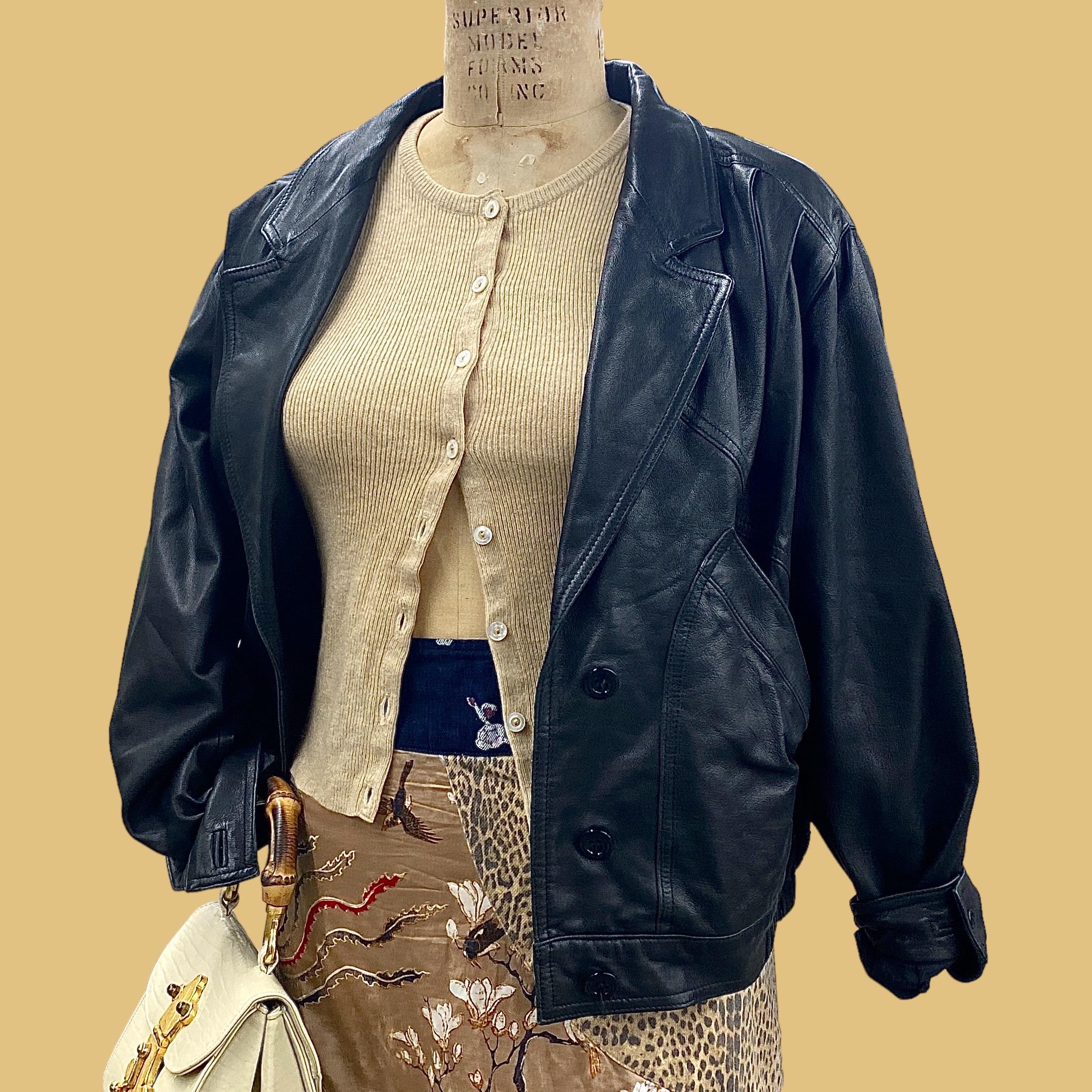Vintage Bally of Switzerland Leather Jacket 1980s Retro Vintage Bally of Switzerland Leather Jacket 1980s Retro