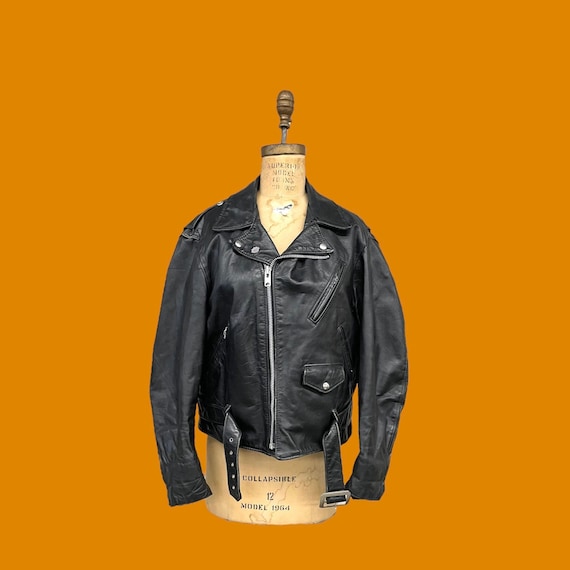 Vintage Leather Jacket Retro 1980s Perfecto by Schott NYC Etsy